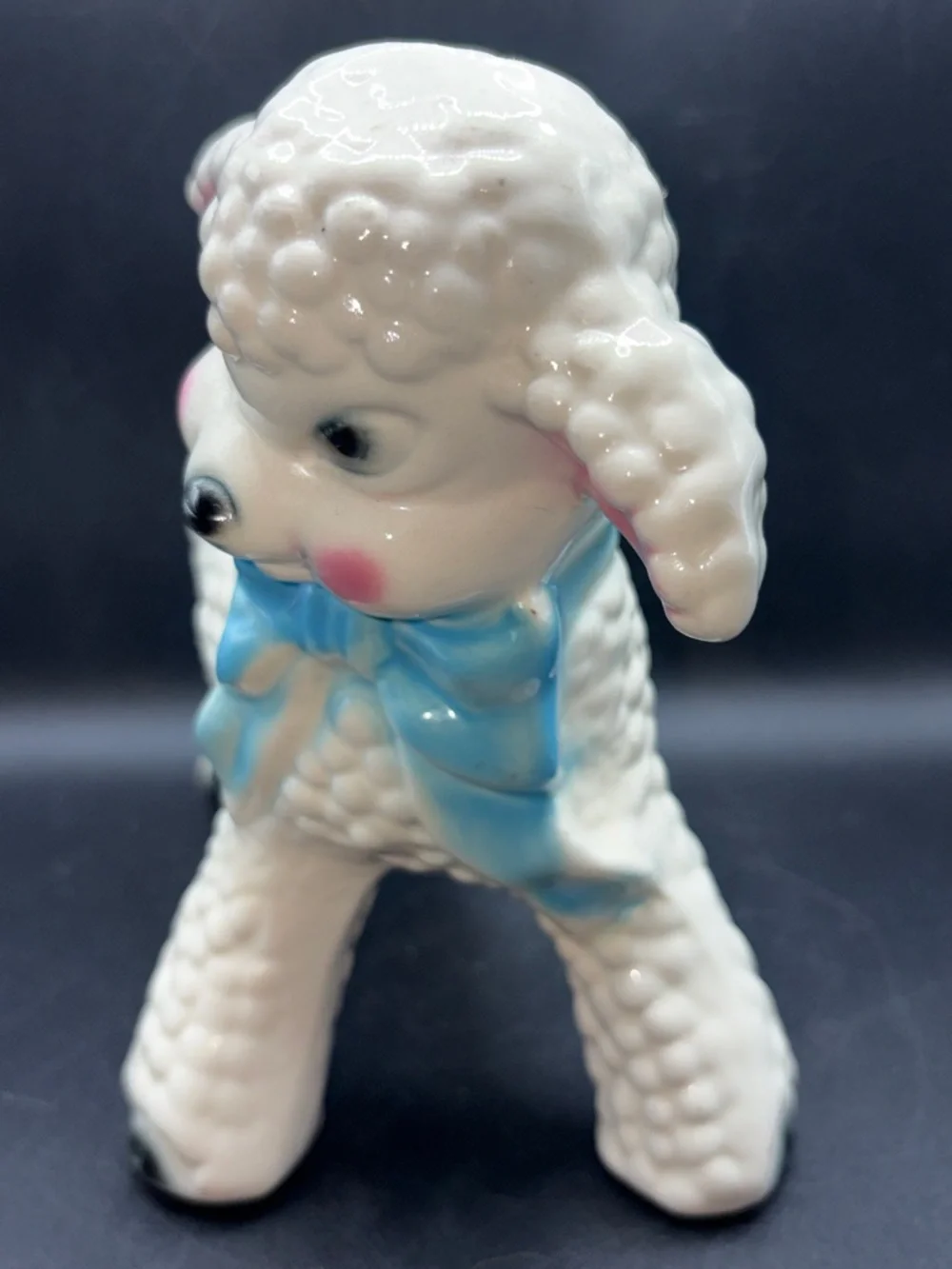 Vintage Hand Painted Kitsch Lamb Sheep Planter Vessel Vase Kawaii Coquette Decor - Picture 6 of 14